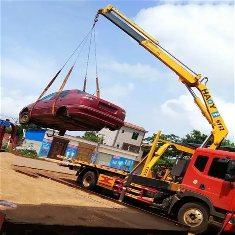 南平延平吊车吊汽车的正确方法